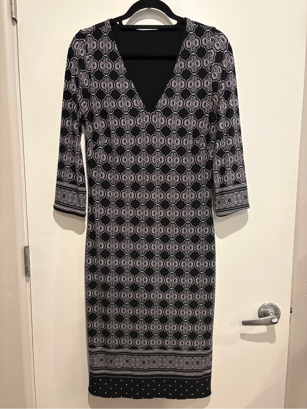 WHBM Printed Reversible Midi Dress